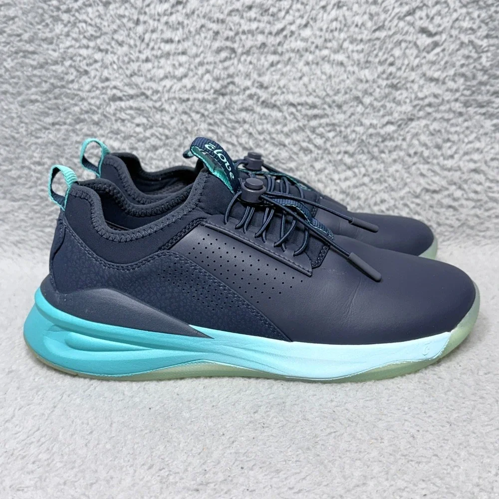 Clove Classic Womens Size 8 Nursing Shoes Sneakers Navy Aqua Teal